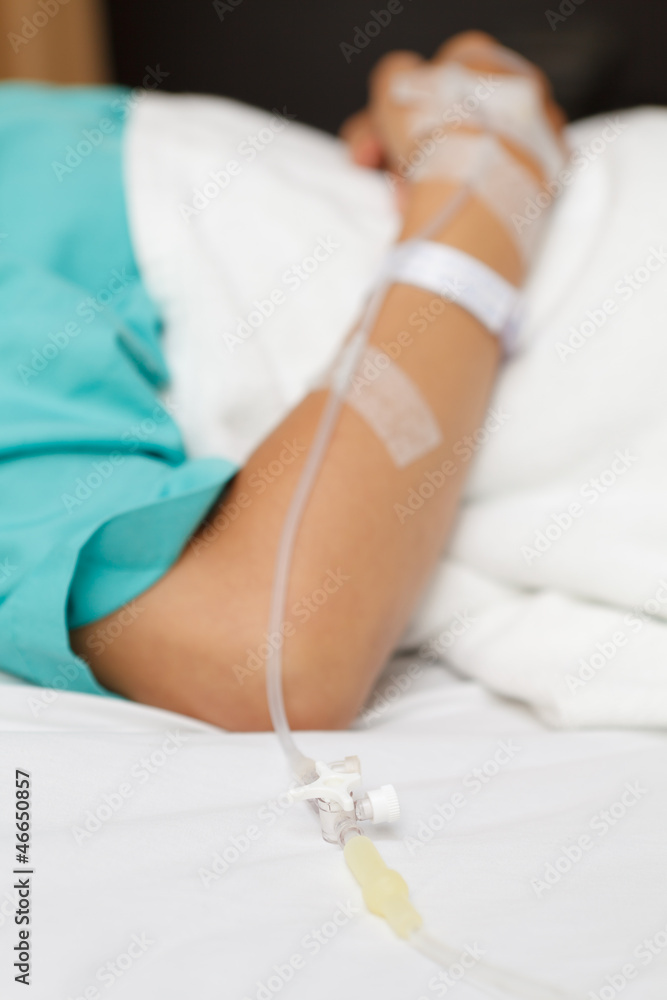 Fototapeta premium Woman patient and medical instrument