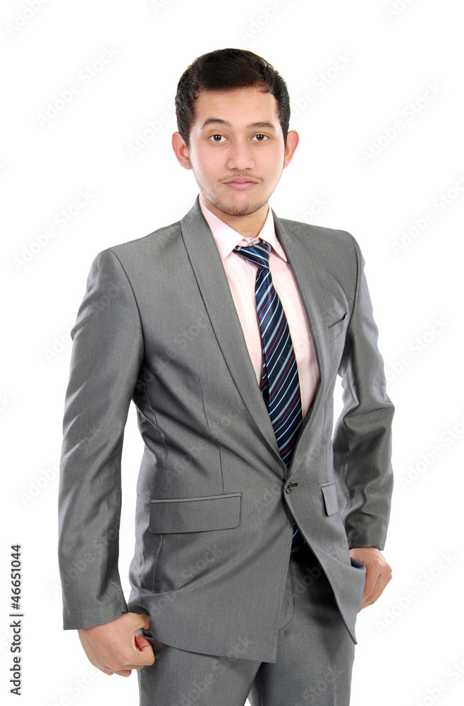 handsome young business man handsome young business man