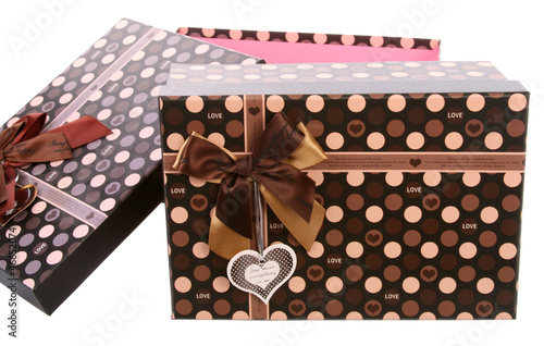 Box with hearts for Valentine's Day