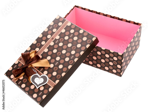 Open box for Valentine's Day