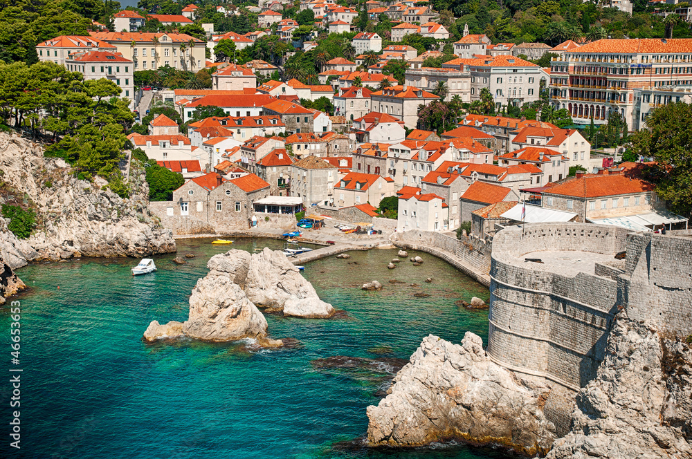 Naklejka premium Dubrovnik, Croatia