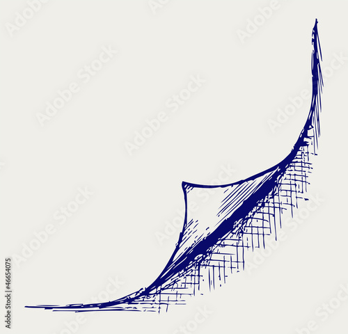Page corner. Doodle style