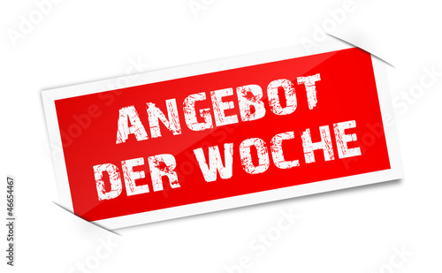 Schild - Angebot der Woche