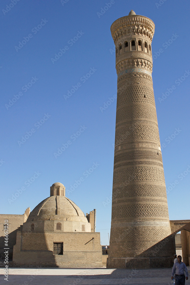 Minarett, Kalon Moschee, Buchara, Usbekistan