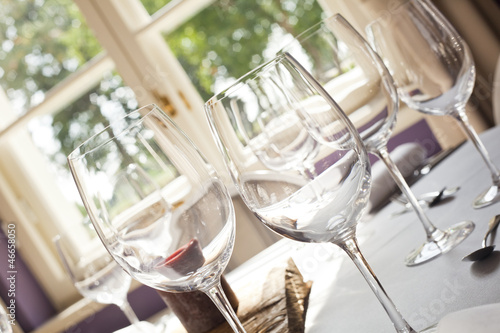 Obraz na płótnie sala restauracyjna 4 w salonie