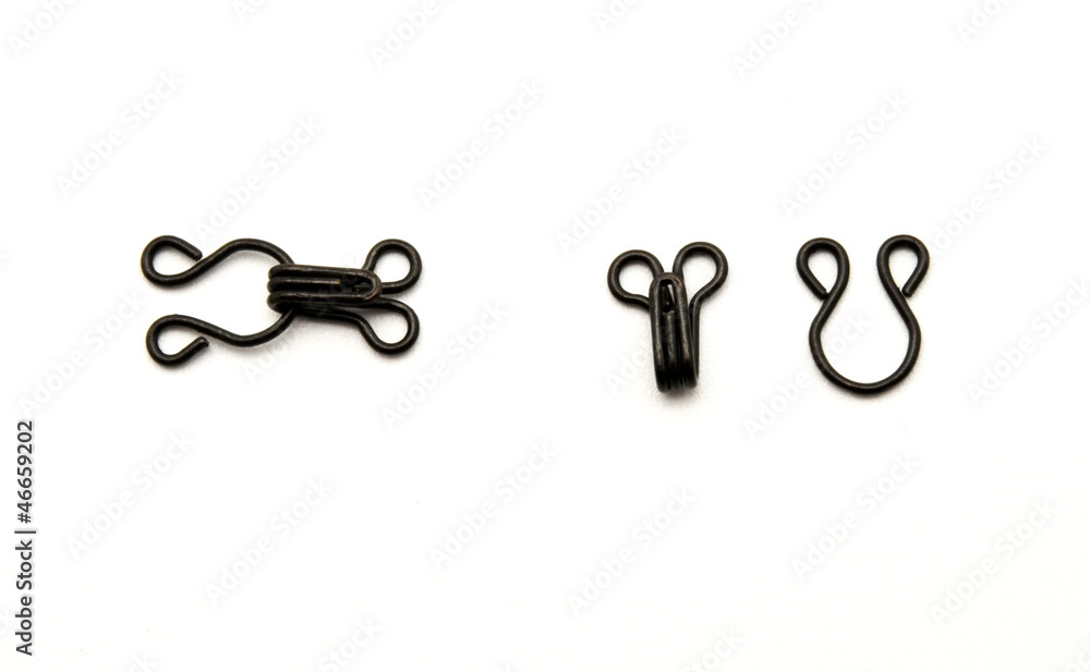 Couple joined black brackets and separated Couple joined black brackets and separated