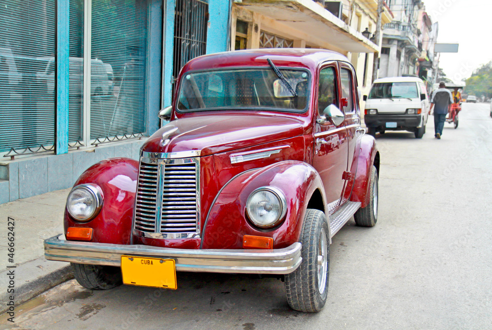 Classic american car in Havana.