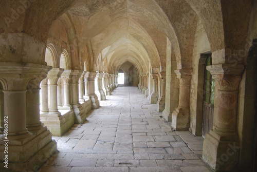 cloister in Fountenay