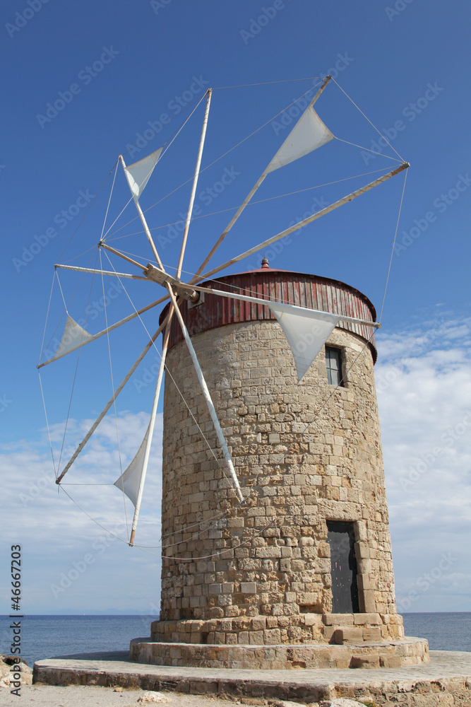 Windmühle auf Rhodos