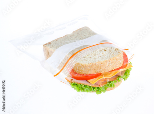 keep your sandwiches always fresh in the zipper bag