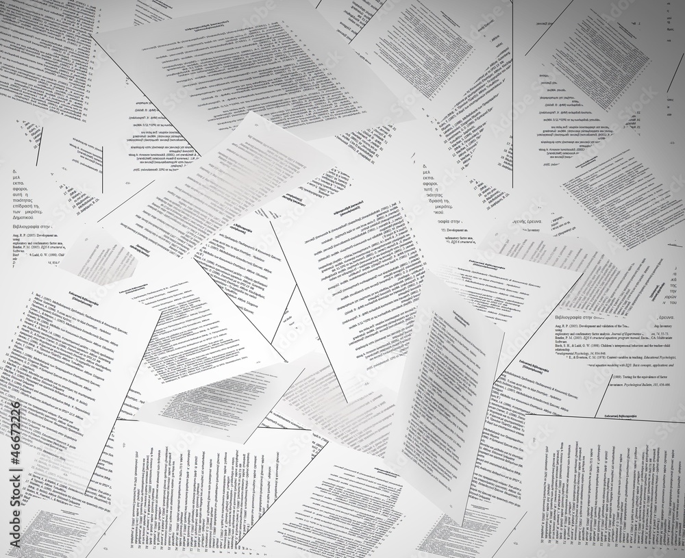 Obraz premium pile of papers