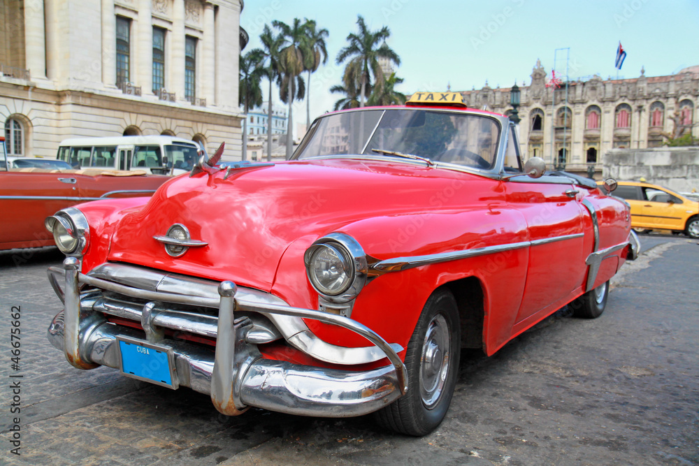 Classic Oldsmobile  in Havana.