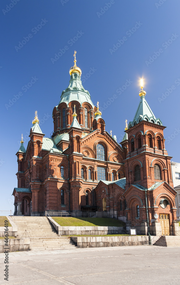 Uspenski Cathedral in Helsinki, Finland