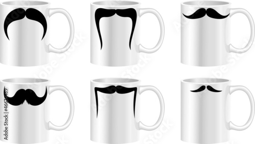 Art designs on mugs