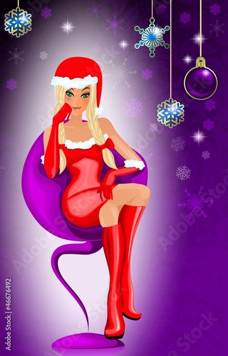 background santa