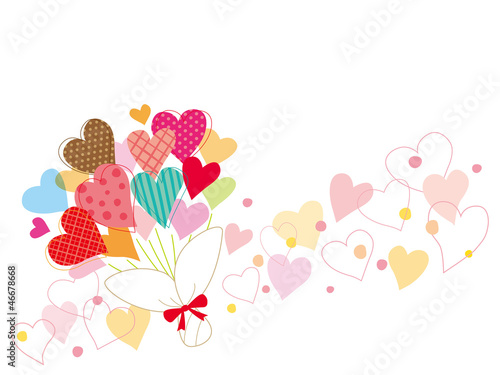 ハートブーケ横