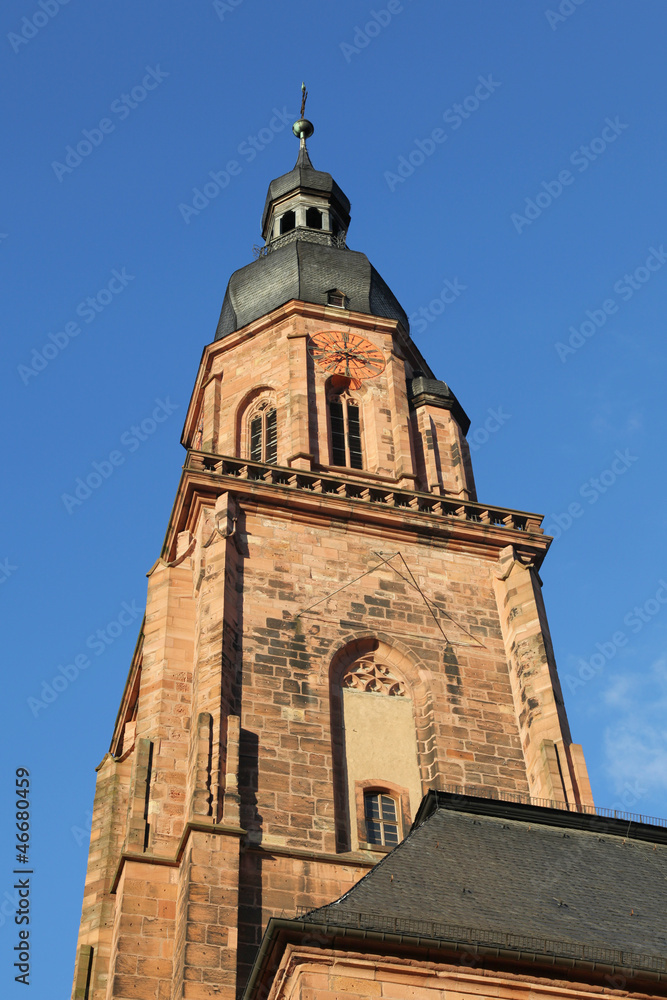 die Heiliggeistkirche in Heidelberg