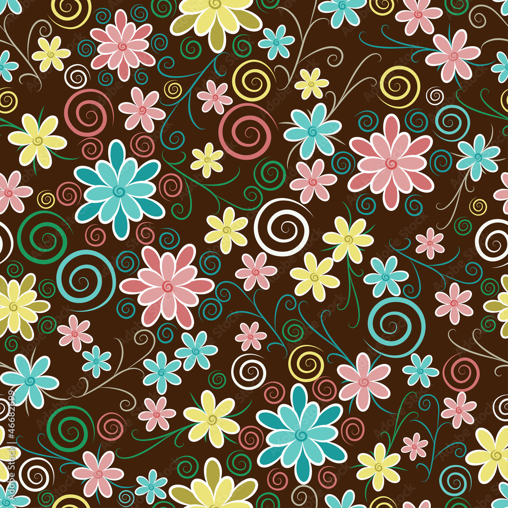 Ornate floral seamless texture Ornate floral seamless texture