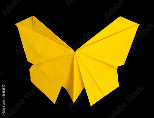 Canvas Print Yellow butterfly