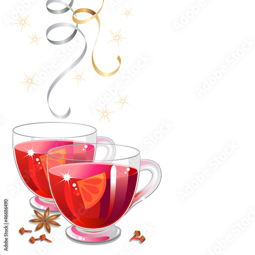 Mulled wine and streamers