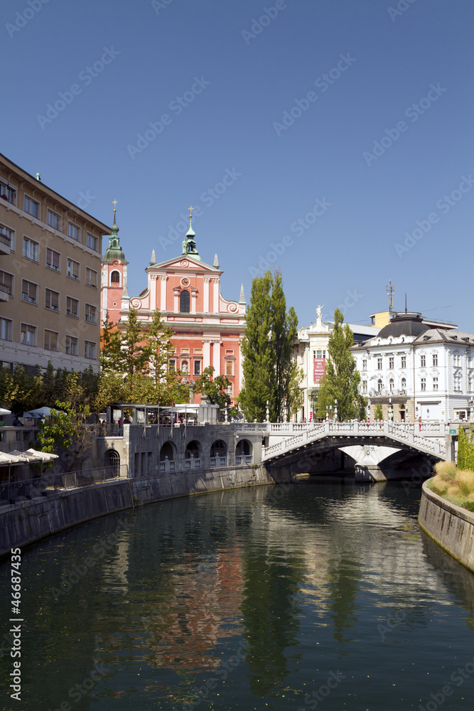 Triple Bridge, Ljubljana, Slovenia