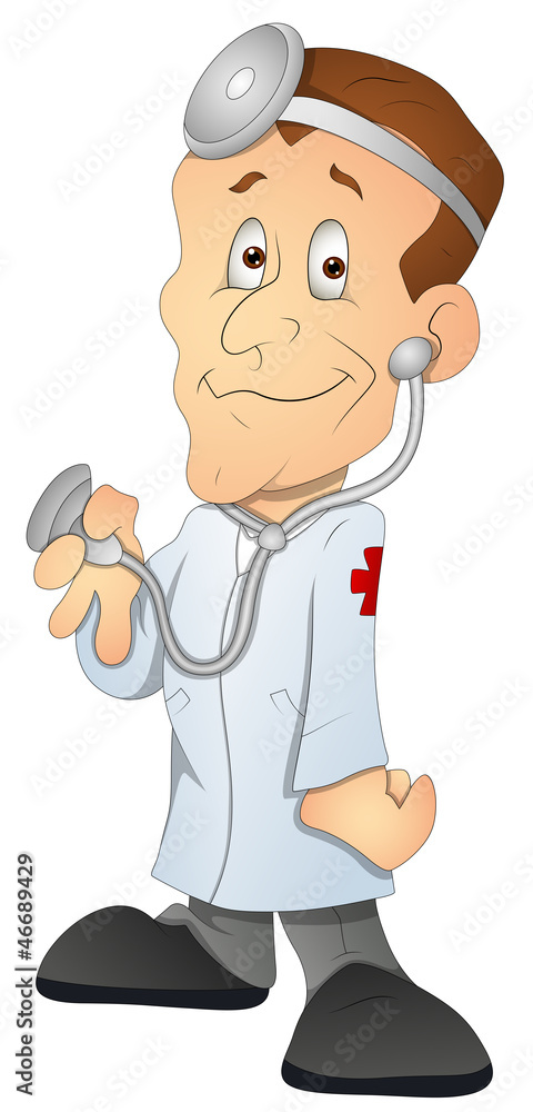 Doctor - Cartoon Character- Vector Illustration Doctor - Cartoon Character- Vector Illustration