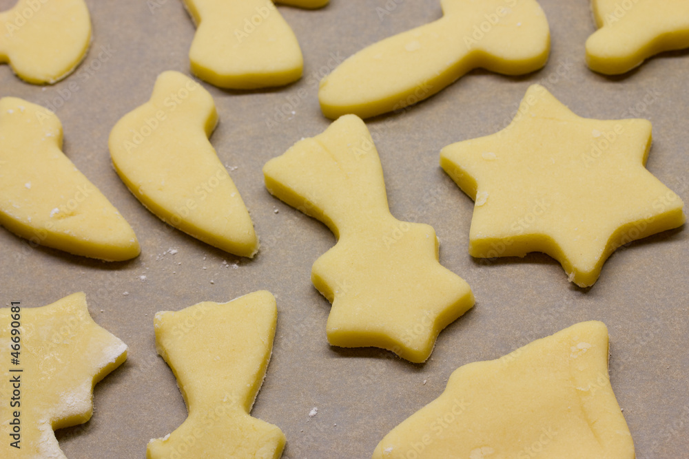 Christmas cookies dough