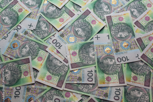Polish Zloty. PLN. Background 4