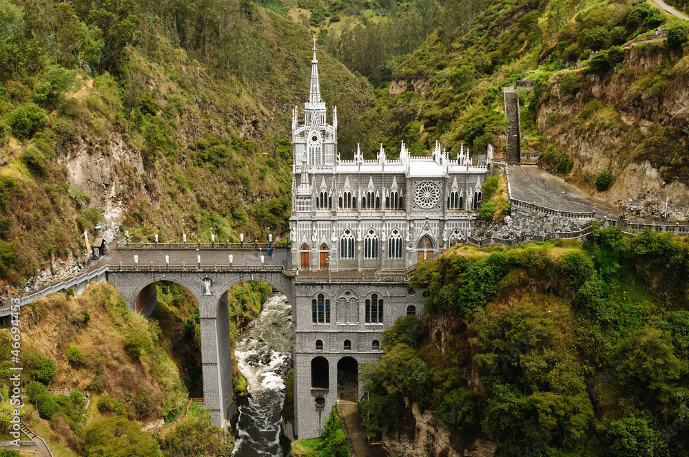 Colombia, Sanctuary of the Virgin of Las Lajas Colombia, Sanctuary of the Virgin of Las Lajas