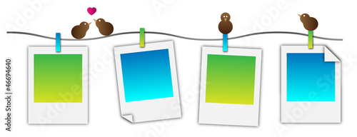 Polaroid Vektor Set