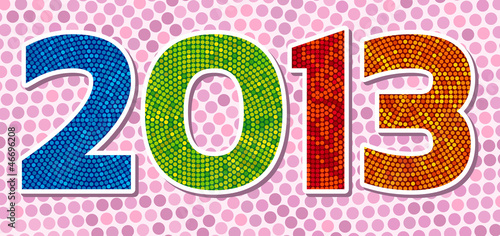 Dotted year 2013