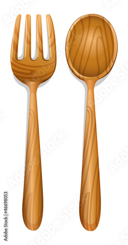 a wooden spoon