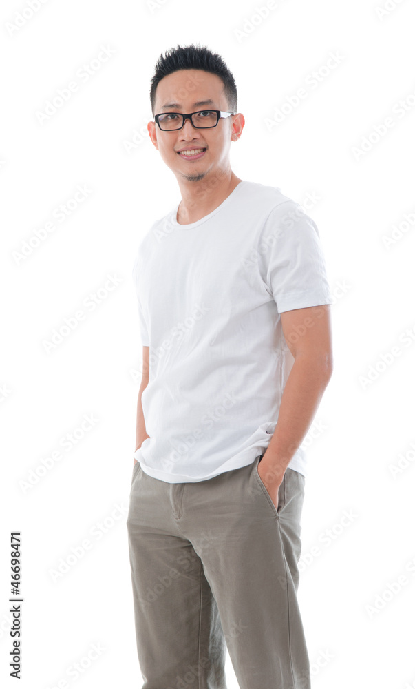Fototapeta premium casual asian male