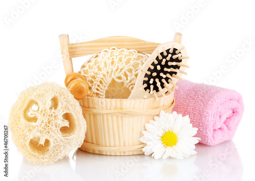 Obraz na płótnie Loofah isolated on white
