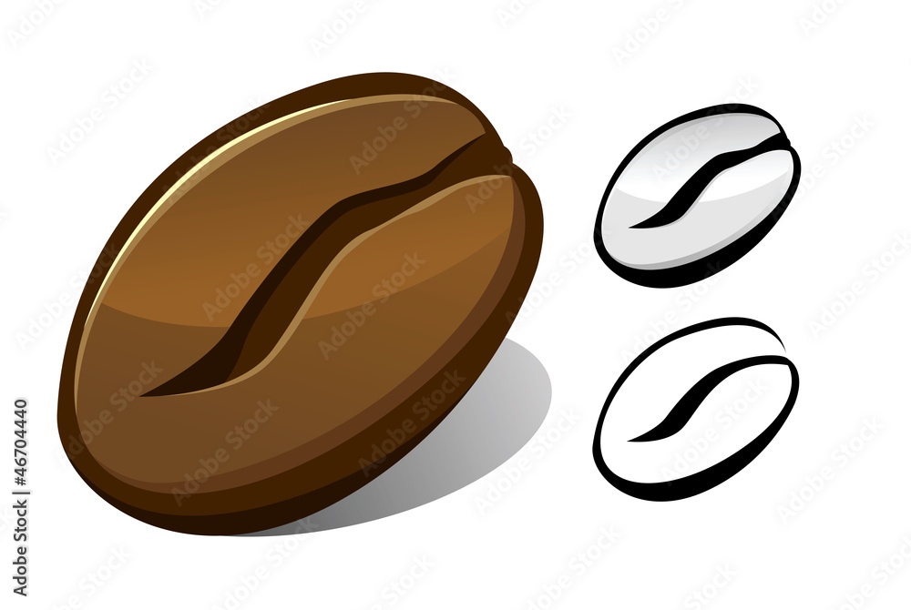 Coffee Bean Illustration Coffee Bean Illustration
