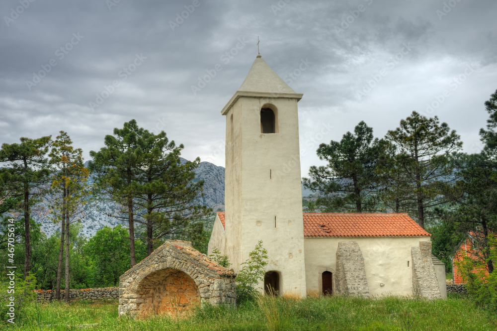 Church of St. Peter, Starigrad - Paklenica, Croatia