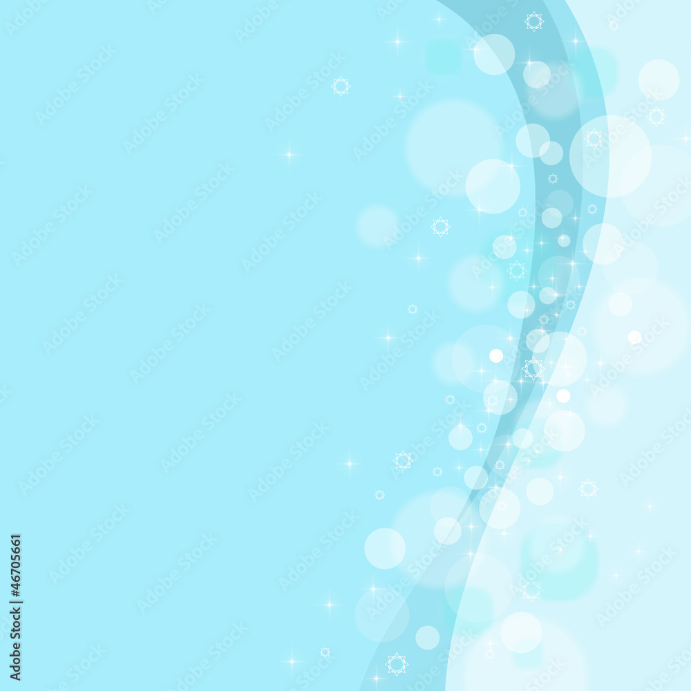 Blue abstract Christmas background