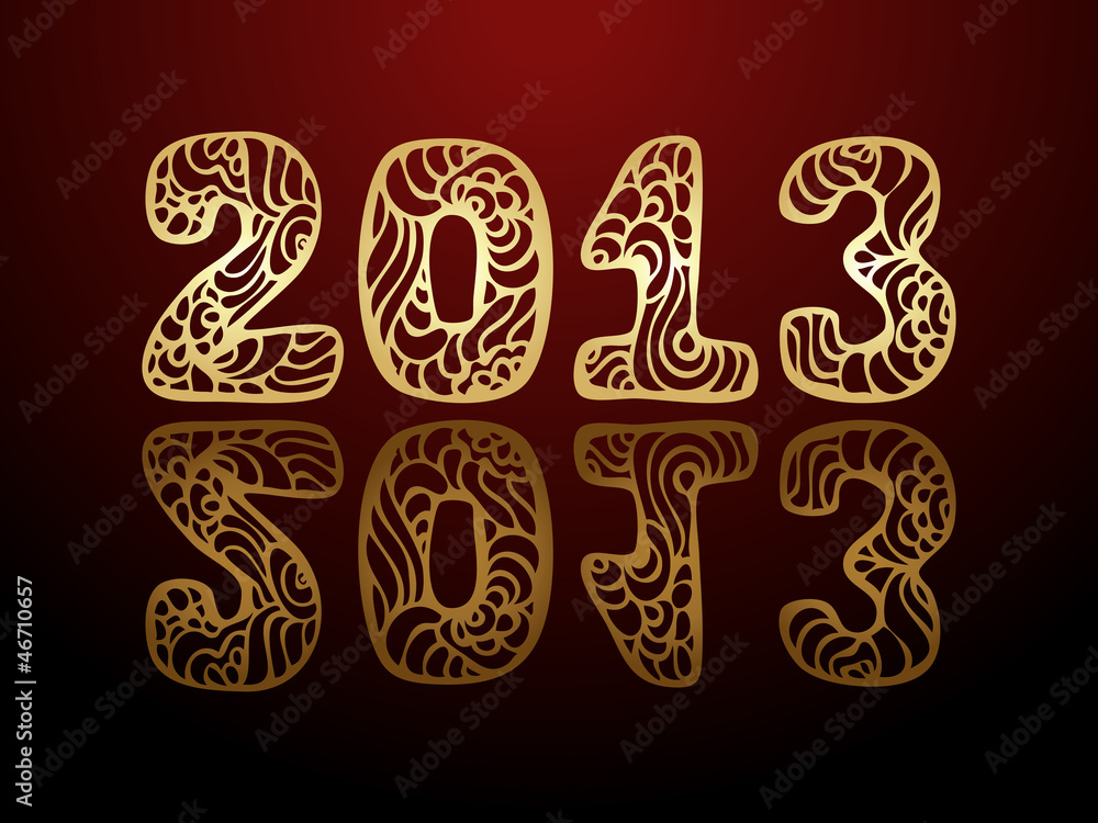 vector New Year 2013 vector New Year 2013