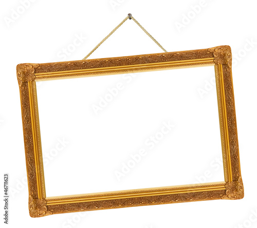 Retro frame on string