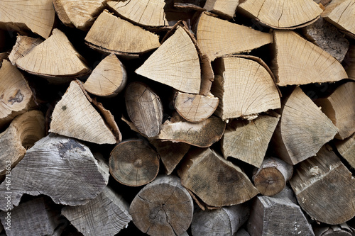 Firewood pieces background
