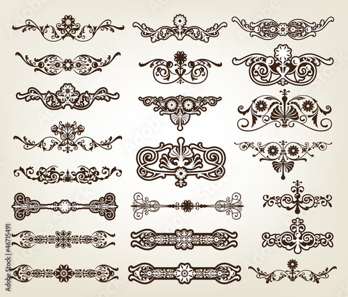 Vintage Decorative Scroll Collection