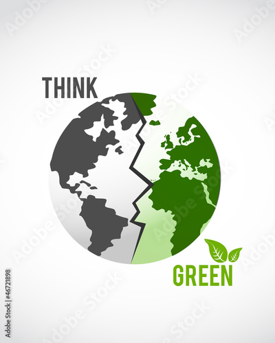 think green globe