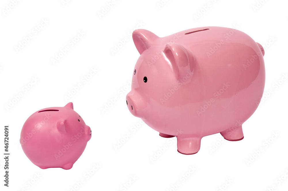 Big Pig Looking at Little Pig Big Pig Looking at Little Pig