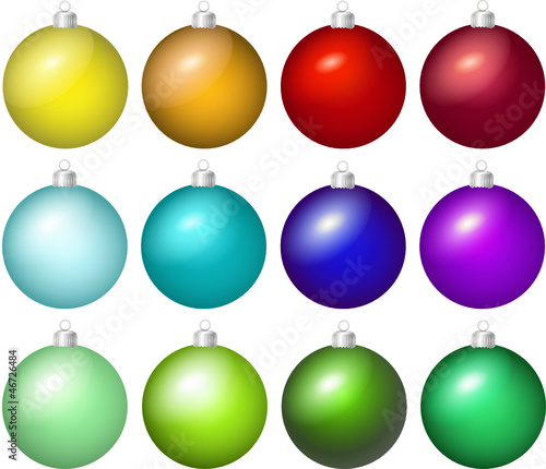 Weihnachtskugeln Set