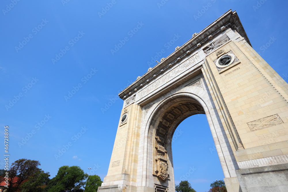 Fototapeta premium Bucharest - Triumphal Arch