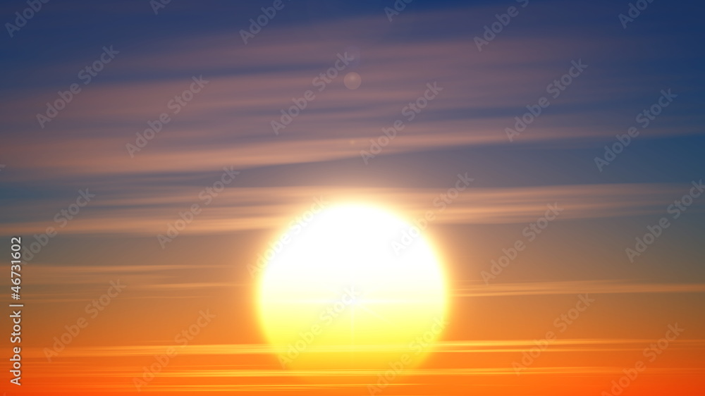 Obraz premium 日の出