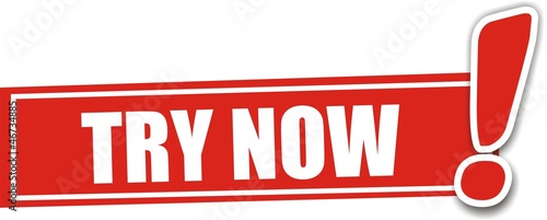 étiquette try now
