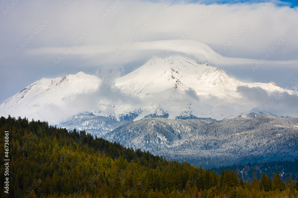 Mount Shasta in Northern California