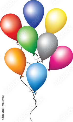 Balloons for holiday decoration