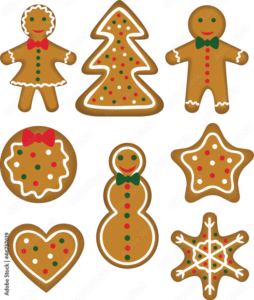 Christmas cookies set Christmas cookies set